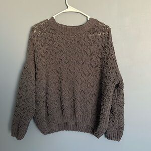Knit cropped sweater